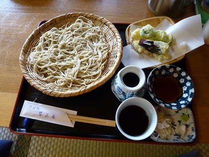 琴正庵「おおもり」と「野菜天ぷら」.jpg