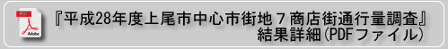 平成28年度上尾市中心市街地7商店街通行量調査