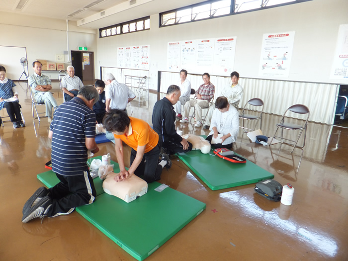 【新上平支部】普通救命講習会を開催しました