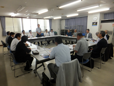 上尾中央総合病院B館　見学会の様子