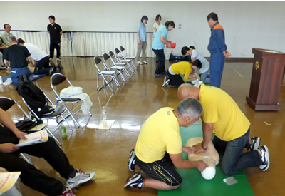 上平支部「普通救命講習会」