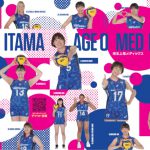 埼玉上尾メディックス2025-26ガラス面デザイン