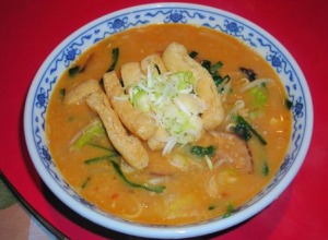 「緑香風」の『あげお酒粕味噌らーめん』